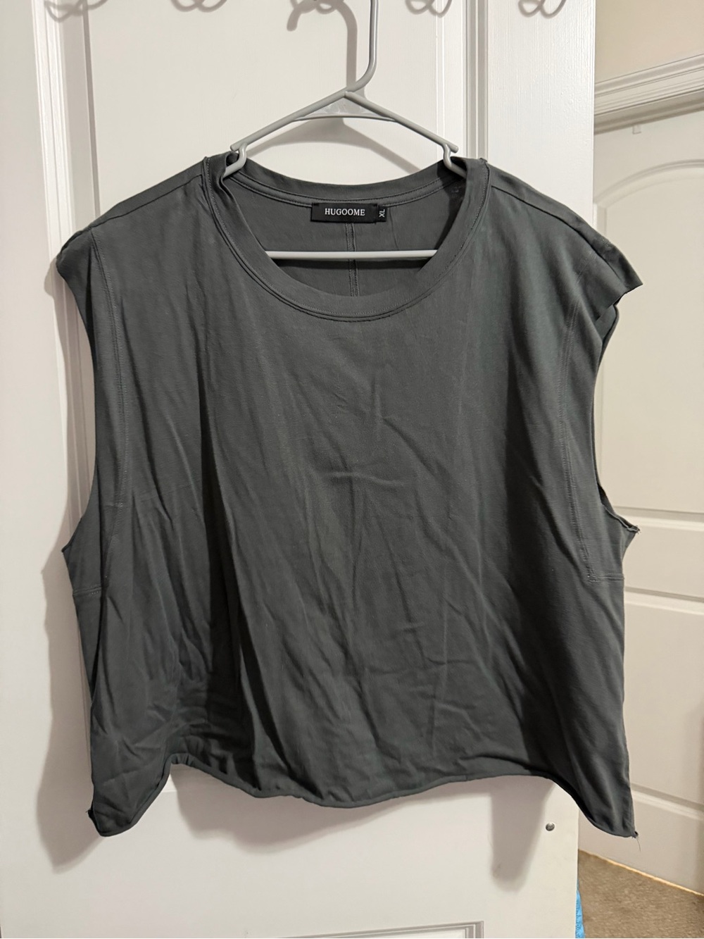 HUGO Charcoal Short Sleeve Relaxed Tee